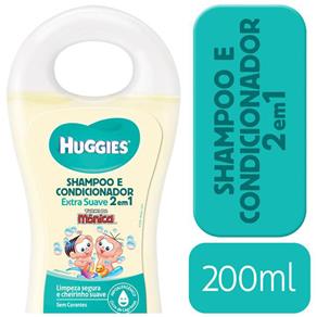 Shampoo e Condicionador Infantil Huggies Turma da Mônica 200ml