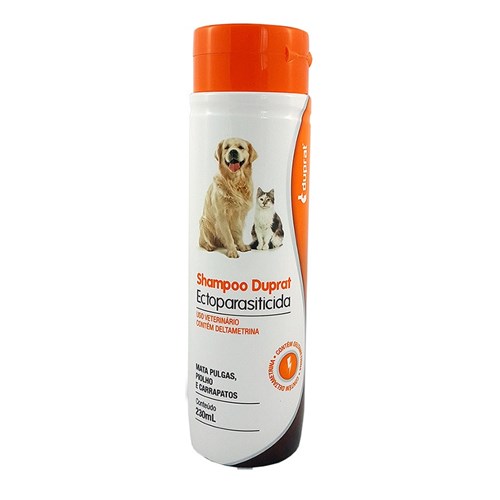 Shampoo Ectoparasita 230ml Duprat Antipulgas Cães