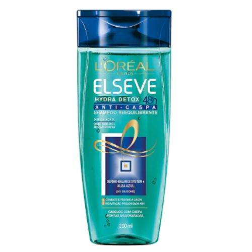 Shampoo Elseve Anticaspa Hydra Detox 200 Ml