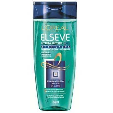 Shampoo Elsève Hydra Detox Anti Caspa SH ELSEVE HYDRA DETOX ANTI CASPA 200ML