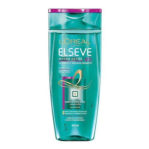 Shampoo Elseve Hydra Detox com 400ml