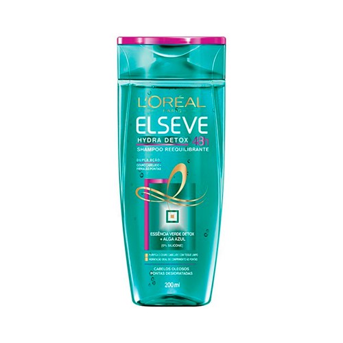 Shampoo Elseve Reequilibrante Elseve Hydra-Detox 200ml
