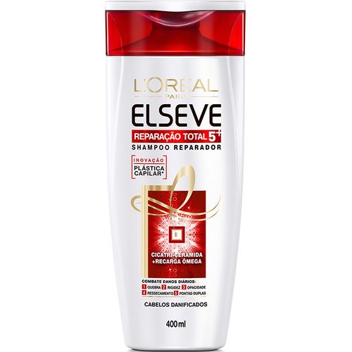 Shampoo Elseve Reparação Total 5+ 400 Ml