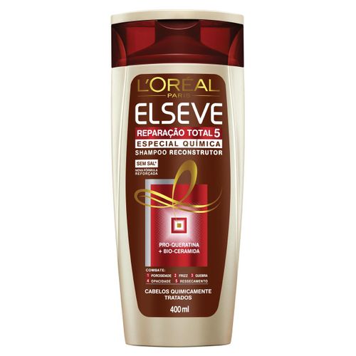 Shampoo Elseve Reparação Total 5 Especial Química 400ml