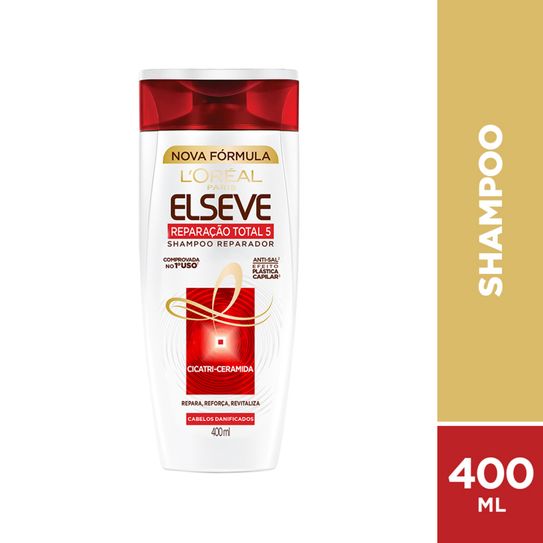 Shampoo Elseve Reparação Total 5+ L'Oréal Paris 400ml