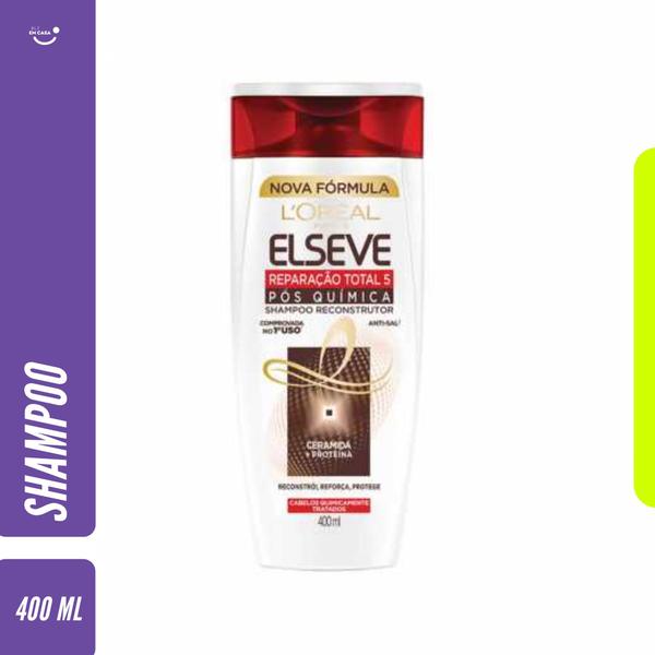 Shampoo Elseve Reparação Total 5 Pós Química 400ml