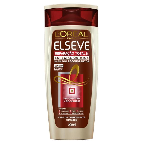 Shampoo Elsève Reparação Total 5 Química 200ml - Elseve