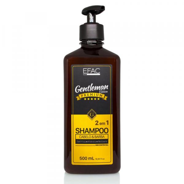 Tudo sobre 'Shampoo 2 em 1 Efac Gentleman Edition 500ml'