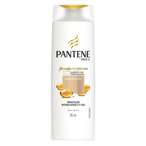 Shampoo 2 em 1 Pantene Hidratação 175ml