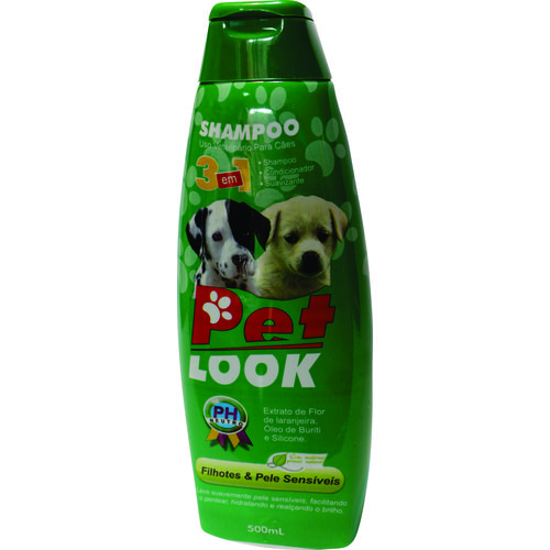 Shampoo 3 em 1 para Cães Filhotes 500 ML