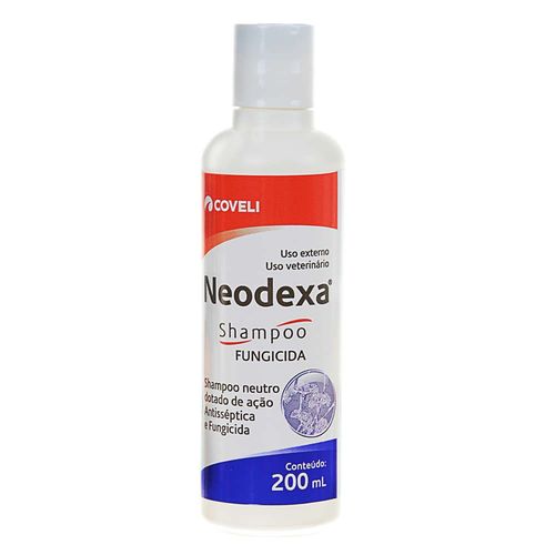 Shampoo Fungicida Coveli Neodexa 200 Ml