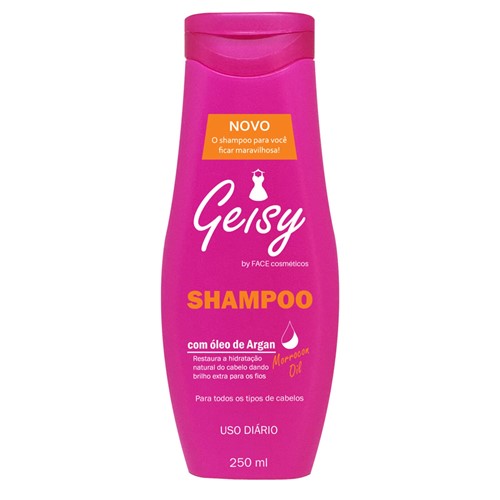 Shampoo Geisy com Óleo de Argan