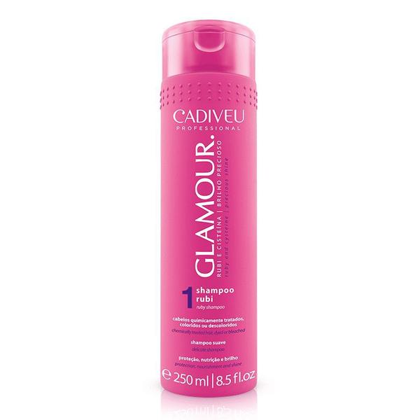 Shampoo Glamour Rubi 250ml - Cadiveu Professional