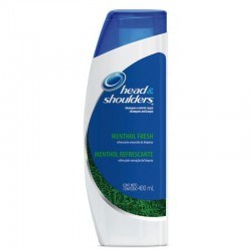 Tudo sobre 'Shampoo Head & Shoulders Men Menthol Refrescante 400ml'