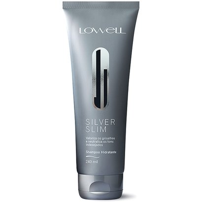 Shampoo Hidratante Lowell Silver Slim 240ml