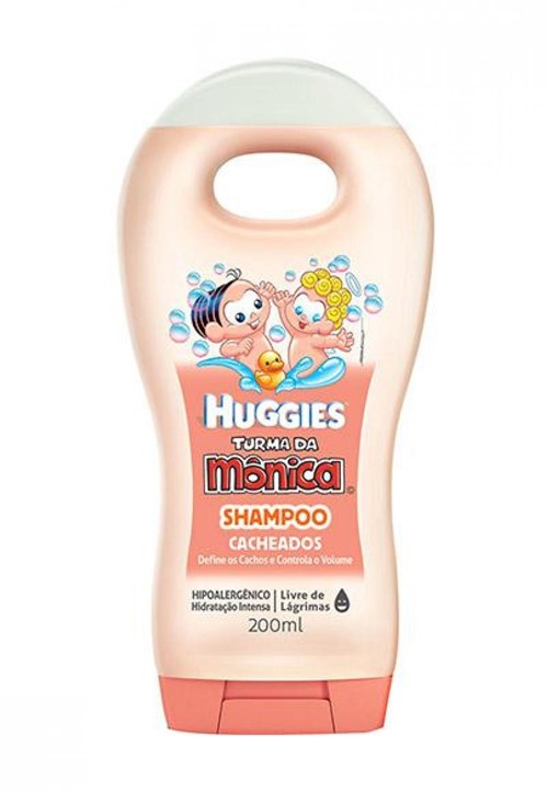 Shampoo Huggies Turma da Mônica Cabelos Cacheados 200Ml