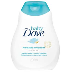 Shampoo Infantil Dove Baby 200Ml Hidratação Enriquecida
