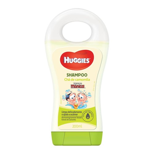 Shampoo Infantil Huggies Turma da Mônica Chá de Camomila 200ml