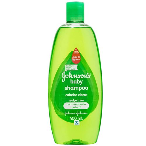 Shampoo Infantil Johnson & Johnson Claros - 400ml