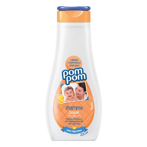 Shampoo Infantil Pom Pom Suave 200Ml
