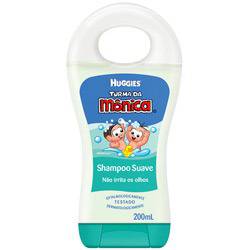Shampoo Infantil Suave 200ml - Turma da Mônica Huggies