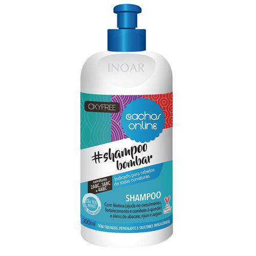 Shampoo Inoar Bombar Cachos Online 300ml - Indicado para Cabelos de Todas as Curvaturas