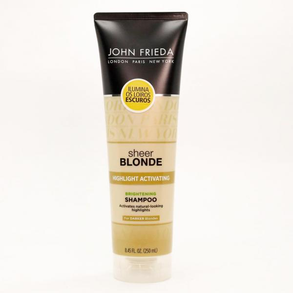 Shampoo John Frieda Sheer Blonde Highlight Activating para Loiros Escuros 250ml