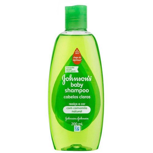 Shampoo Johnson Baby 200ml Cabelos Claros