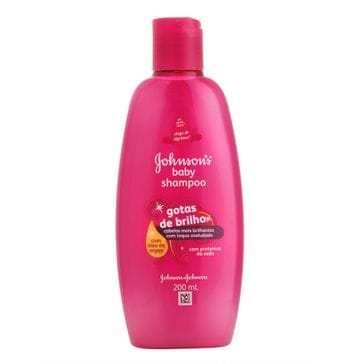 Shampoo Johnson & Johnson Baby Gotas de Brilho 200ml