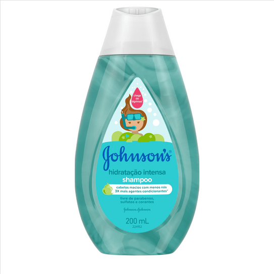 Shampoo Johnson & Johnson Baby Macio Hidratação Intensa com 200ml