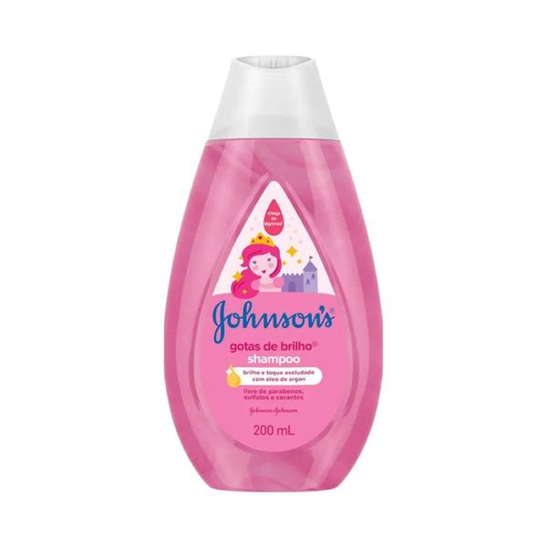 Shampoo Johnsons Baby Gotas de Brilho 200ml - Johnson - Johnson'S & Johnson'S
