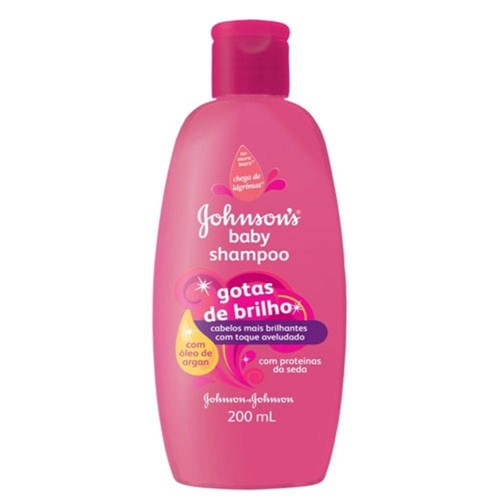 Shampoo Johnsons Baby Gotas de Brilho 200ml