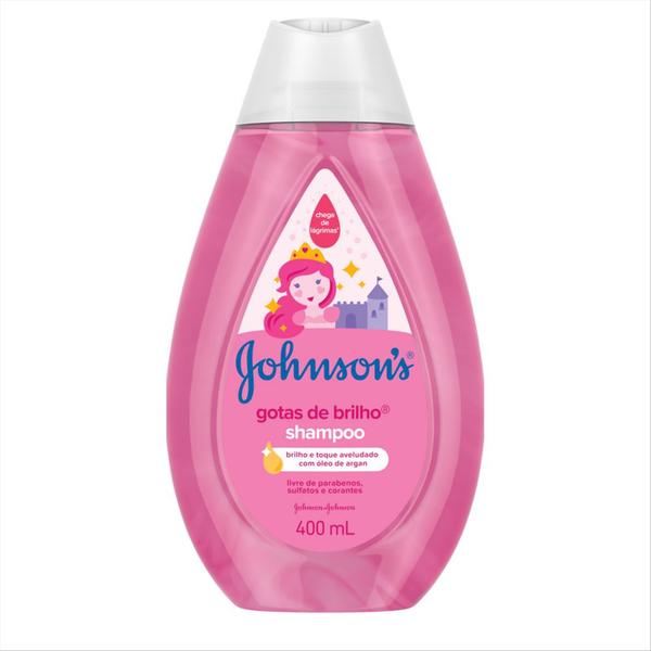 Shampoo Johnsons Baby Gotas de Brilho 400ml - Johnson's