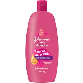 Shampoo Johnsons Baby Gotas de Brilho - 400ml