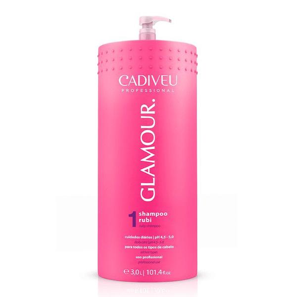 Shampoo Lavatório Glamour Rubi 3L - Cadiveu Professional