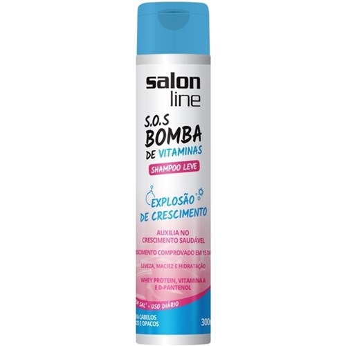 Shampoo Leve Salon Line S.O.S Bomba 300Ml