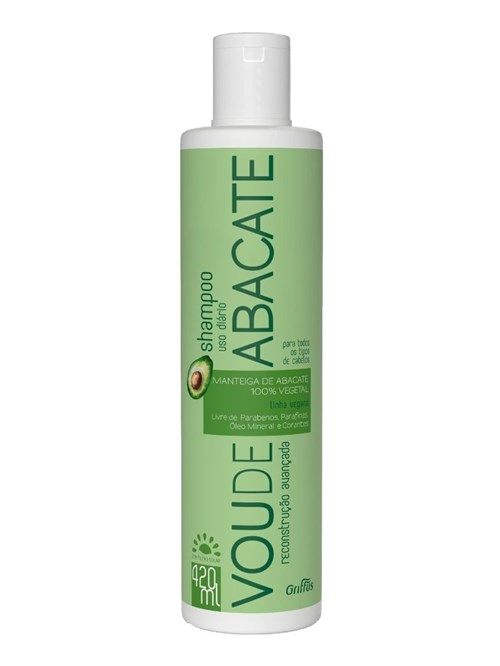 Shampoo Linha Vegana Vou de Abacate Griffus 420Ml