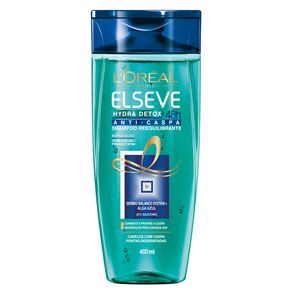 Shampoo L'Oréal Paris Elseve Hydra-Detox Anticaspa Reequilibrante 400ml