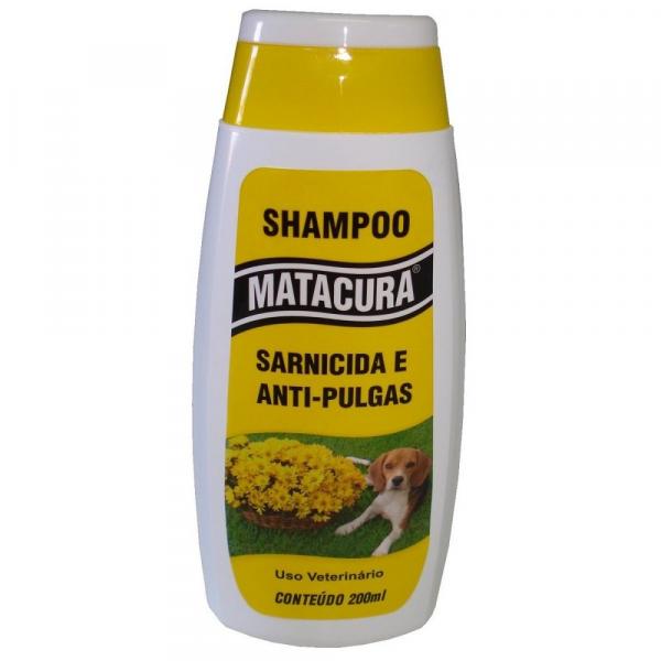 Shampoo Matacura Sarnicida e Anti Pulgas 200 Ml