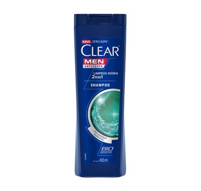 Shampoo Men Anticaspa Limpeza Diária 2em1 400ml - Clear