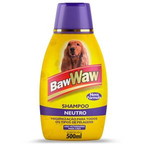 Shampoo Neutro P/ Cães 500ml - Baw Waw