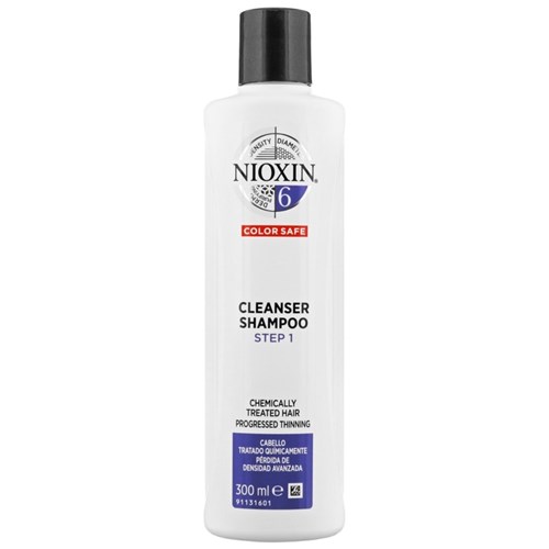 Shampoo Nioxin 6 Hair System Cleanser Color Safe 300Ml