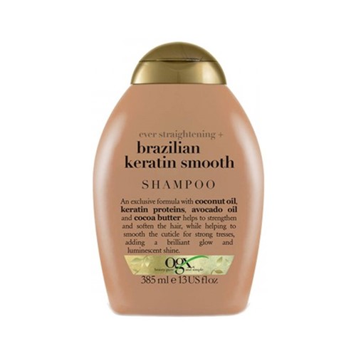 Tudo sobre 'Shampoo OGX Brazilian Keratin 385ml'