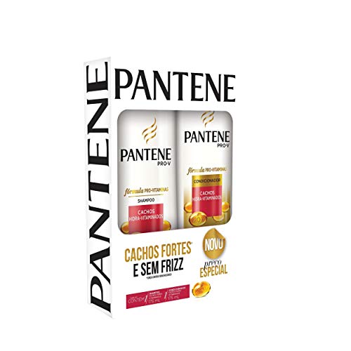 Shampoo Pantene 175ml + Condicionador 175ml Pantene Cachos Hidra-Vitaminados