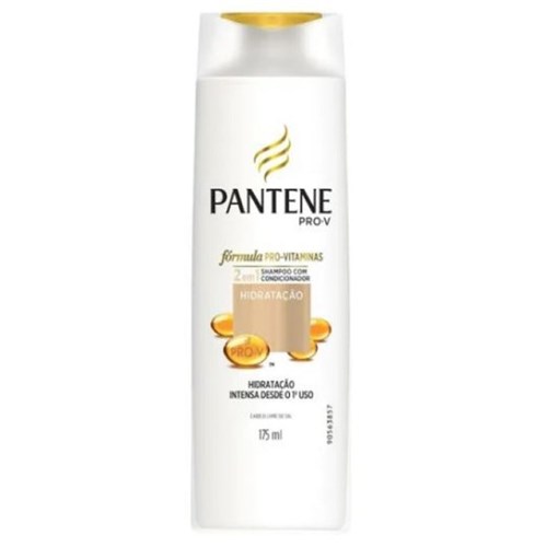 Shampoo Pantene 2 em 1 Hidratação 175Ml