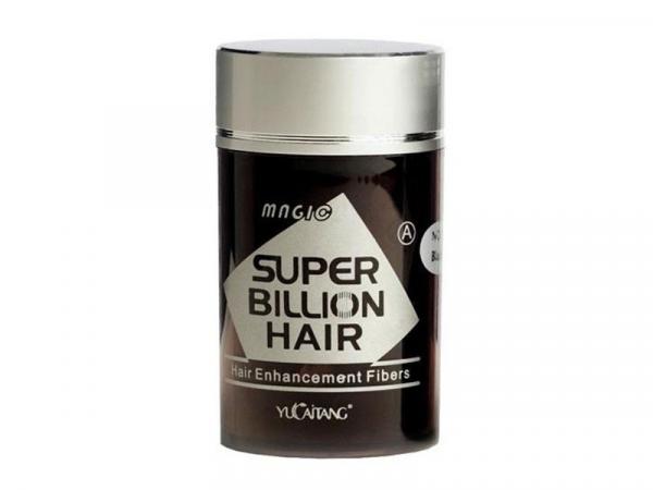 Tudo sobre 'Shampoo para a Calvície Fibra Billion Hair 8g - Castanho Escuro - Super Billion Hair'