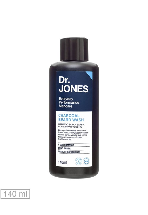 Shampoo para Barba Dr. Jones Charcoal 140ml