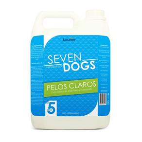 Shampoo para Cachorro Pelos Claros Seven Dogs - Galão de 5L