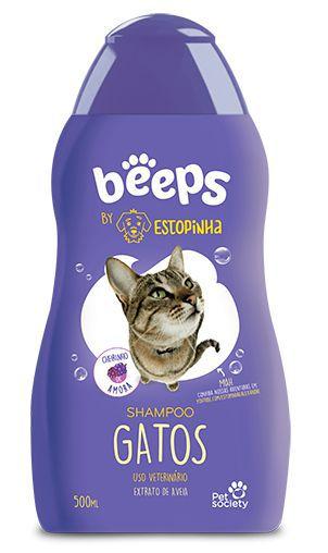 Shampoo para Gatos Beeps Estopinha Pet Society - 500ml