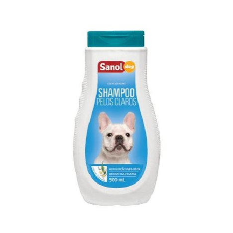 Shampoo Pelos Claros 500 Ml Sanol Dog